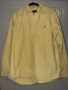 Ralph Lauren Men’s Yellow Oxford Button-Down Shirt